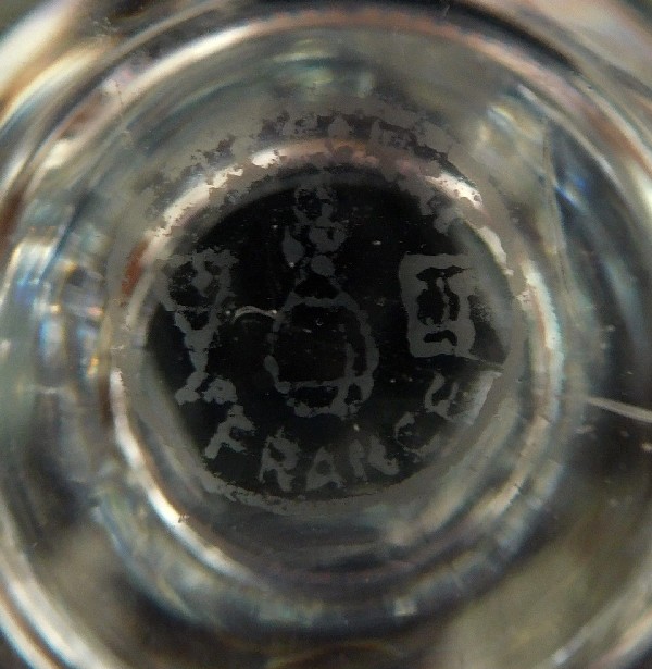 Verre à eau en cristal de Baccarat, modèle Harfleur - 17cm - signé