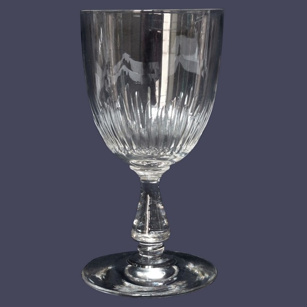 Verre à vin ou porto en cristal de Baccarat, modèle Jeux d'Orgues - 9,8cm