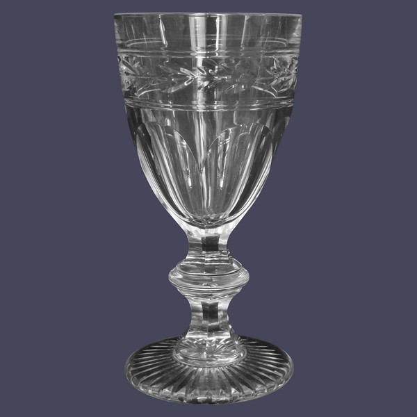 Baccarat crystal water glass, Jonzac pattern - 15.7cm