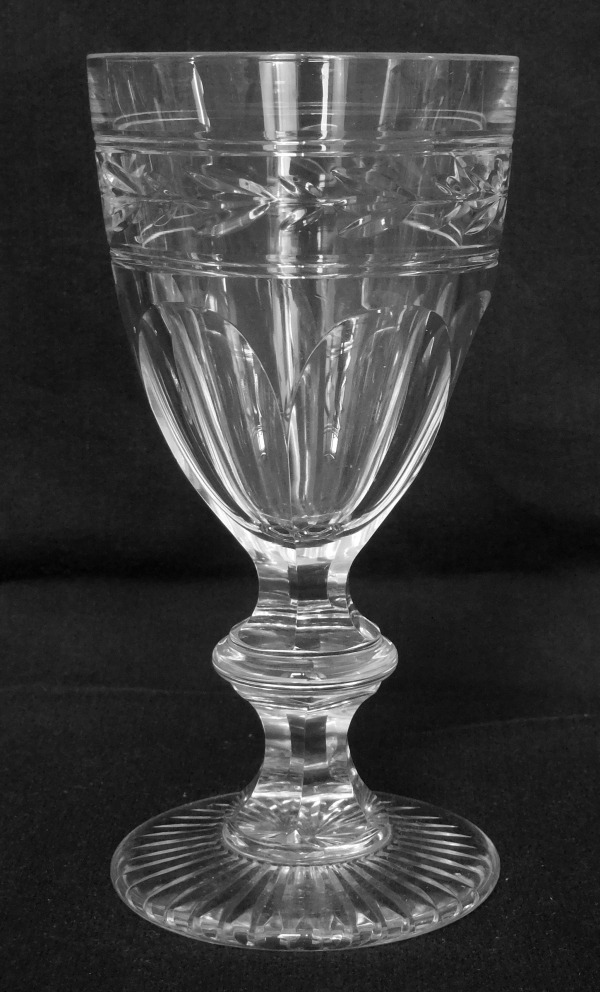 Baccarat crystal red wine glass, Jonzac pattern - 13cm