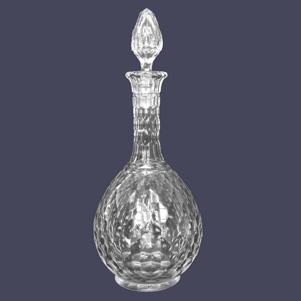Baccarat crystal wine decanter, Juvisy pattern