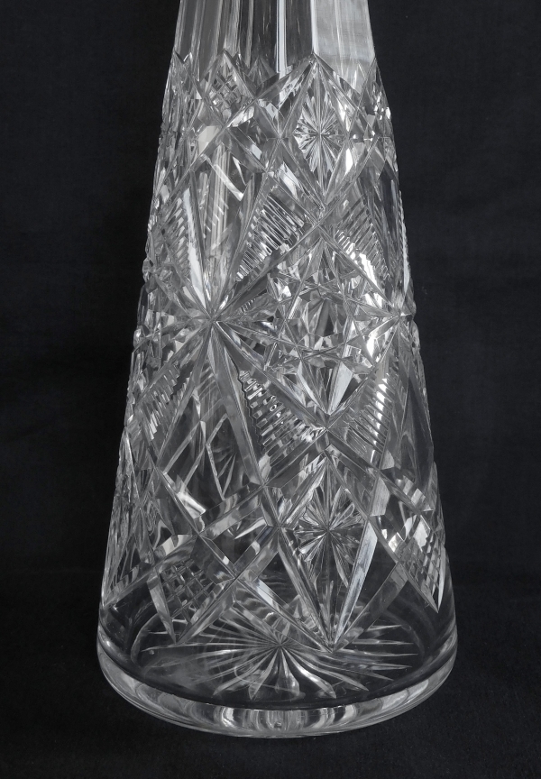 Baccarat crystal liquor decanter, Lagny pattern