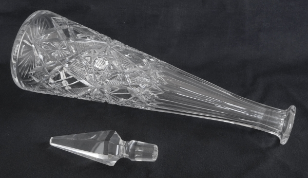 Carafe à liqueur en cristal de Baccarat, modèle Lagny
