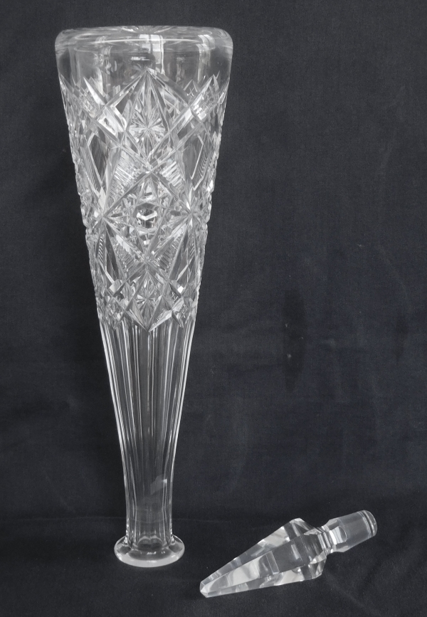 Baccarat crystal liquor decanter, Lagny pattern