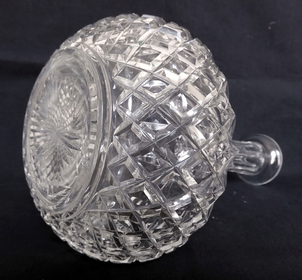 Baccarat crystal water bottle, Libourne pattern (GG pattern) - 30.5cm