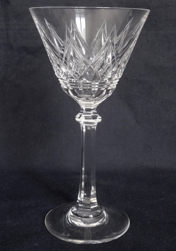 Verre à eau en cristal de Baccarat, modèle Louvois - 18,3cm - signé