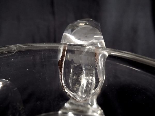 Carafe / pichet / broc à eau en cristal de Baccarat, modèle Malmaison - signé