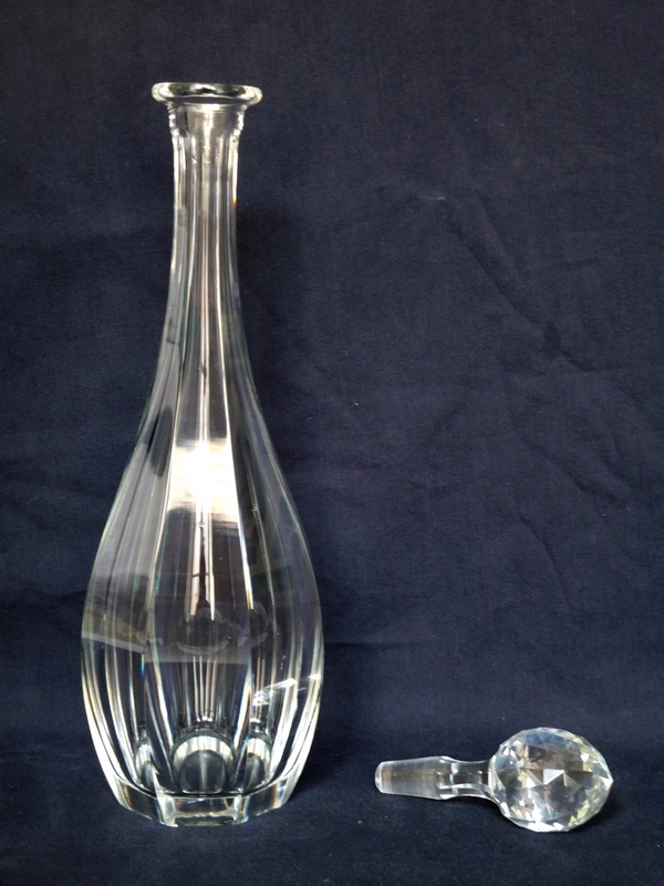 Baccarat Malmaison Hand-Blown Cut Crystal Cognac/Brandy Decanter -  household items - by owner - housewares sale 
