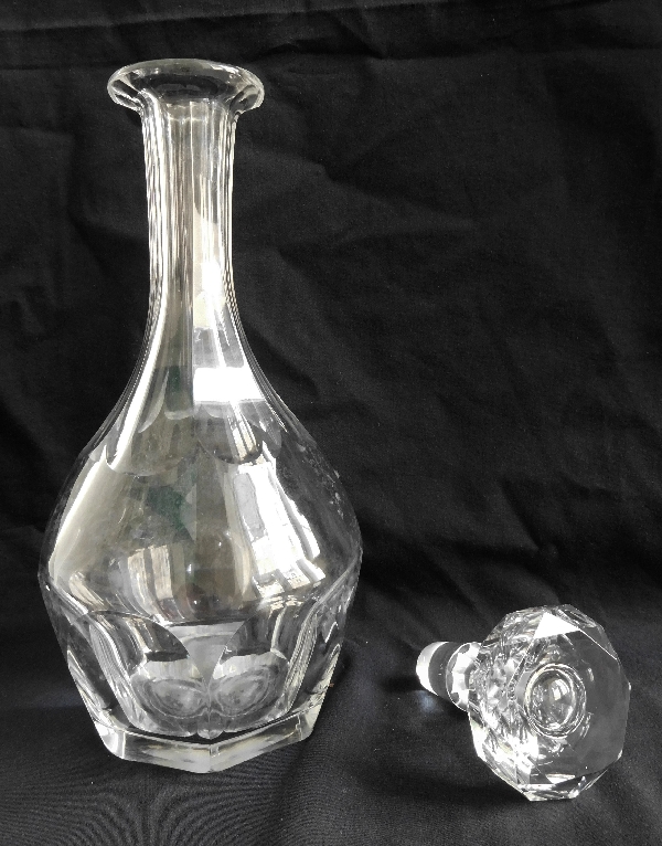Baccarat crystal wine decanter, Malmaison pattern