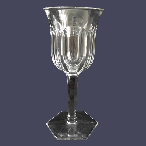 Baccarat crystal wine glass, Malmaison pattern - 15cm