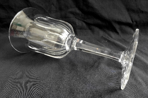 Baccarat crystal water glass, Malmaison pattern - 18,8cm