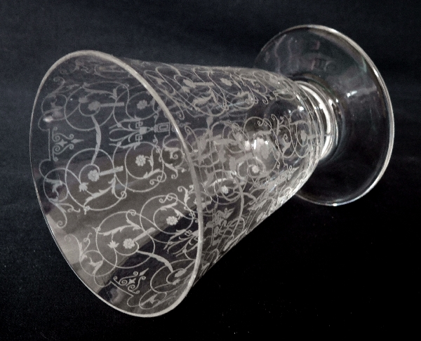 Baccarat crystal liquor glass, Michelangelo pattern - 5.7cm