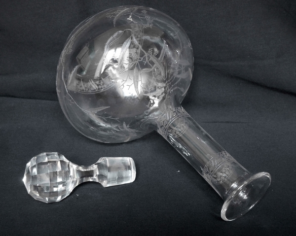 Carafe à eau en cristal de Baccarat, modèle Mimosas - 29,7cm