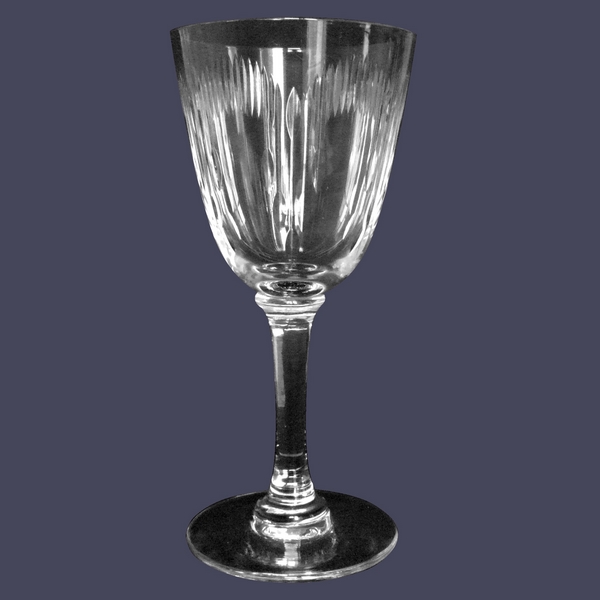 Baccarat crystal wine glass, Molière pattern - 13,3cm