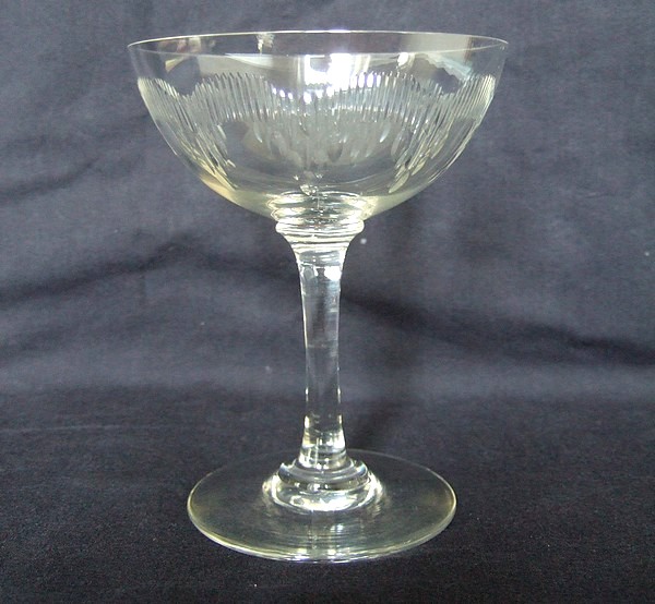 Verre à eau en cristal de Baccarat, modèle Molière, 16,8cm