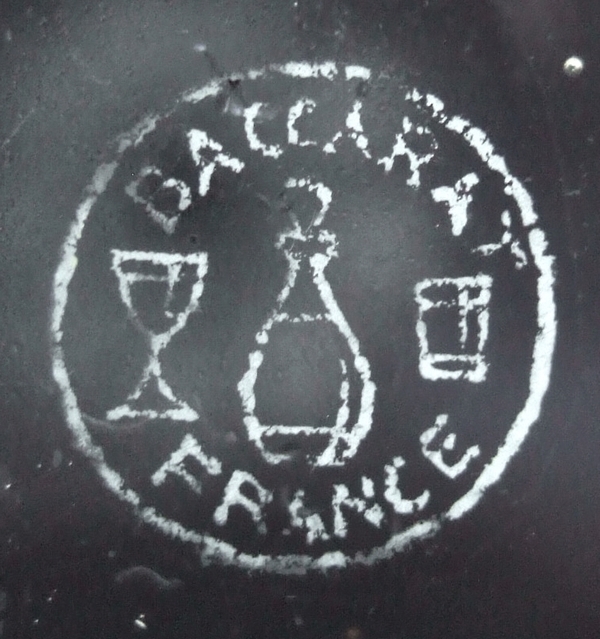 Baccarat crystal champagne glass, Nancy pattern