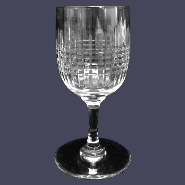 Baccarat crystal wine, Nancy pattern - 12.5cm