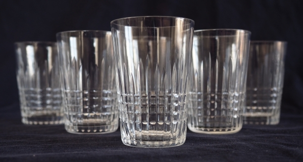 Baccarat cristal port glass / gobelet, Nancy pattern - 8cm