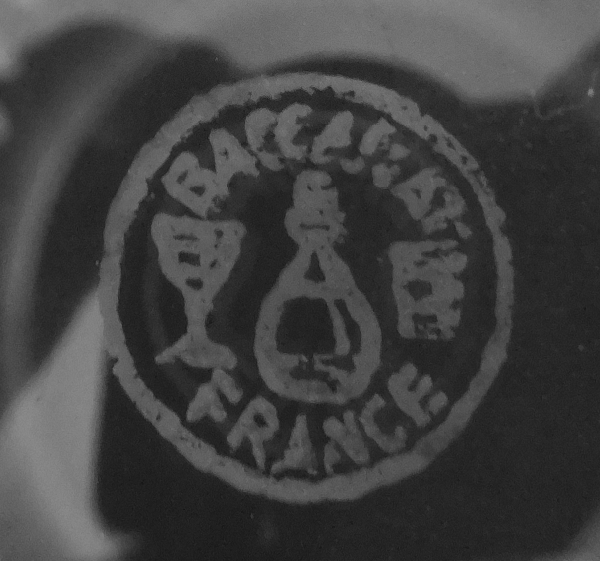 Gobelet / verre à bière en cristal de Baccarat, modèle Nancy - 10,6cm - signé