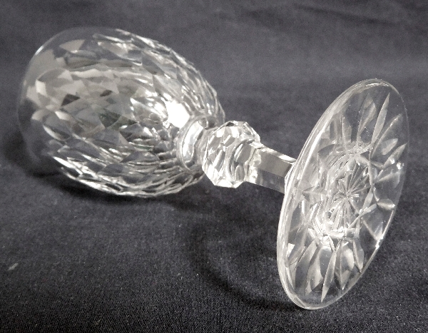Verre à eau en cristal de Baccarat, modèle Nîmes (variante de Juvisy) - 16,2cm