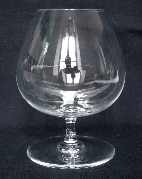 Tall Baccarat crystal cognac / brandy glass, Perfection / Oenologie pattern - signed