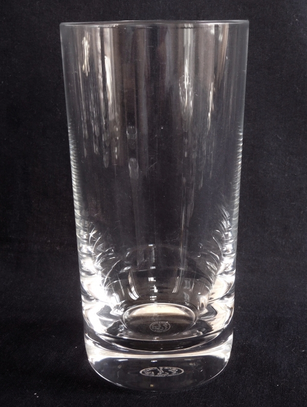 Baccarat crystal orange juice glass / beer glass, Perfection pattern - signed