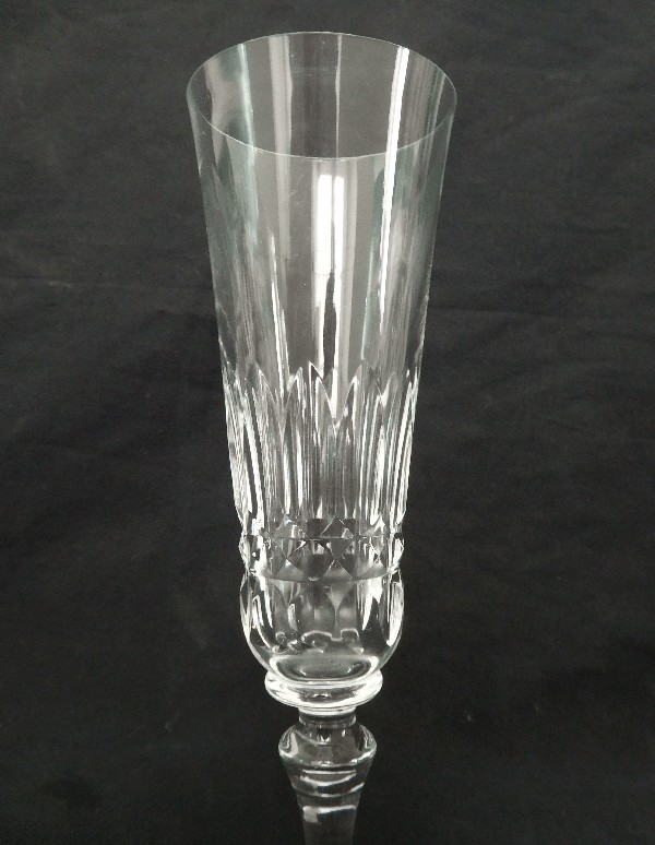 Baccarat crystal champagne glass / sherbet, Piccadilly pattern (straight) - signed