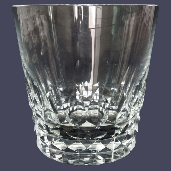 Baccarat crystal ice buccket, Piccadilly pattern - signed