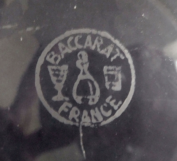 Seau à glace en cristal de Baccarat, modèle Piccadilly - signé