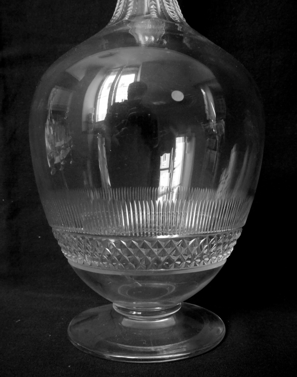 Baccarat crystal wine decanter - 19th century circa 1880 - 31.5cm