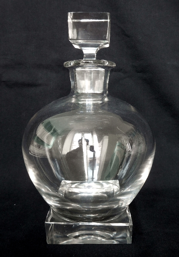 Carafe à whisky en cristal de Baccarat, modèle Pour Le Yacht