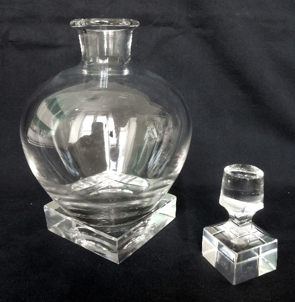Carafe à whisky en cristal de Baccarat, modèle Pour Le Yacht