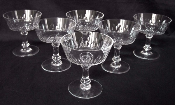 Baccarat crystal champagne glass / sherbet, Champigny / Richelieu pattern