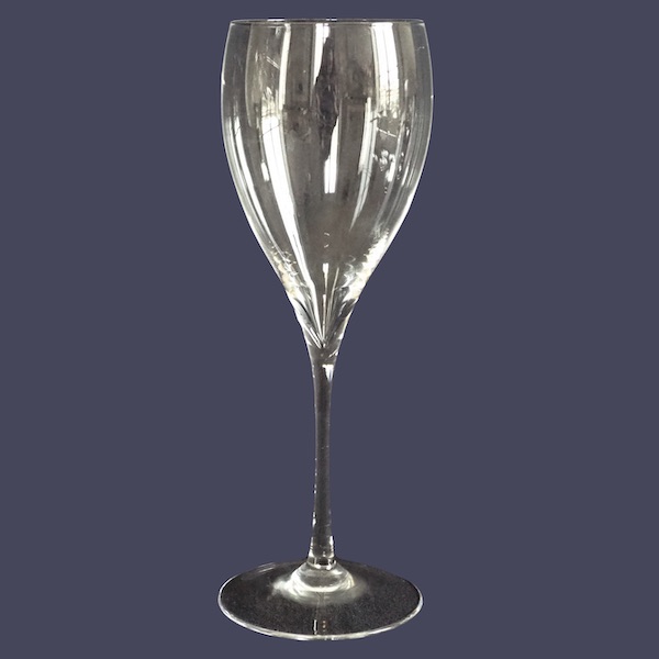 Verre à eau / verre à vin de champagne en cristal de Baccarat, modèle Saint Rémy - 21,2cm