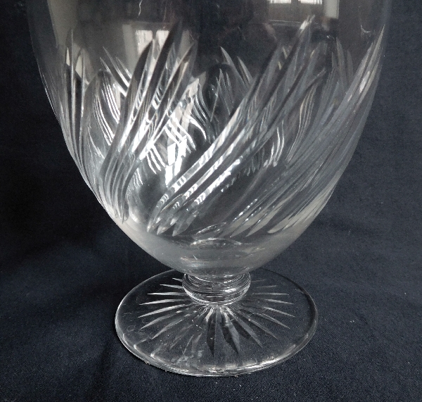Carafe à vin en cristal de Baccarat, modèle à torsades taille 8659