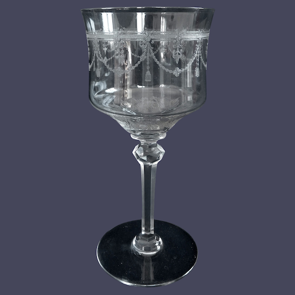 Verre à vin en cristal de St Louis, modèle Anvers - 14,7cm