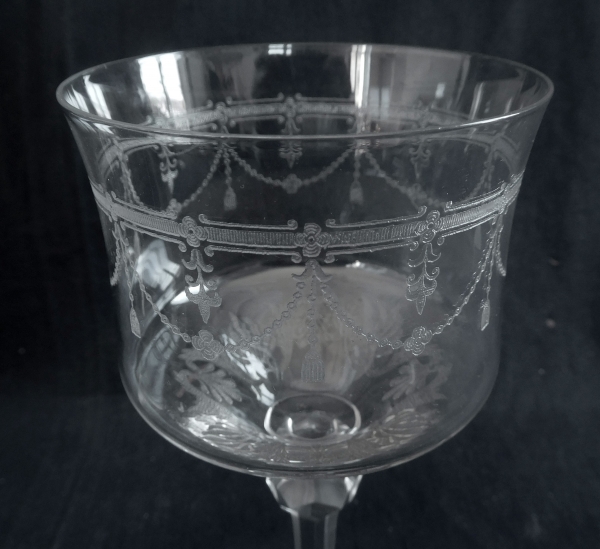 Verre à vin en cristal de St Louis, modèle Anvers - 14,7cm