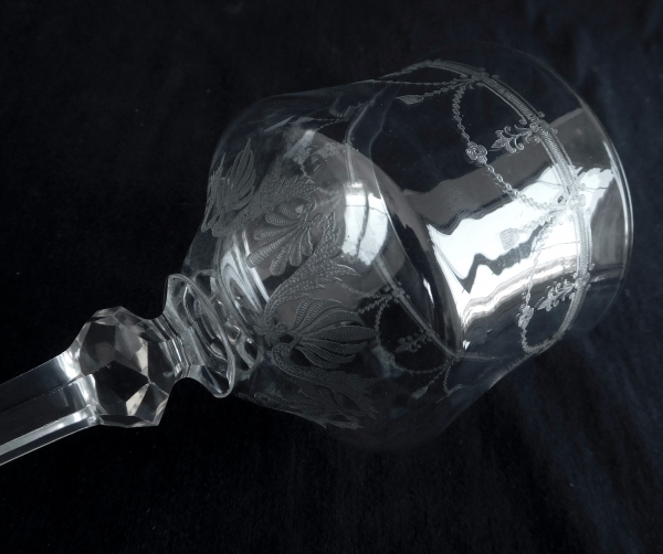 Verre à eau en cristal de St Louis, modèle Anvers - 17,9cm