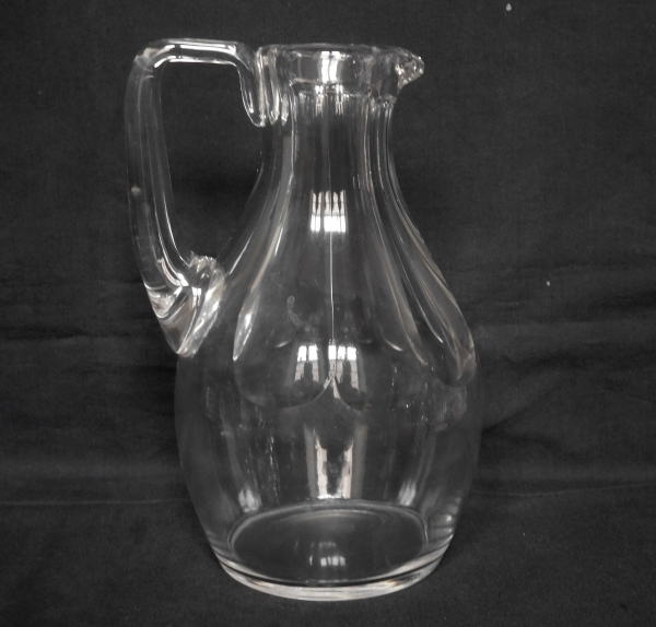 Broc / pichet / carafe à eau en cristal de Saint Louis, modèle Béarn