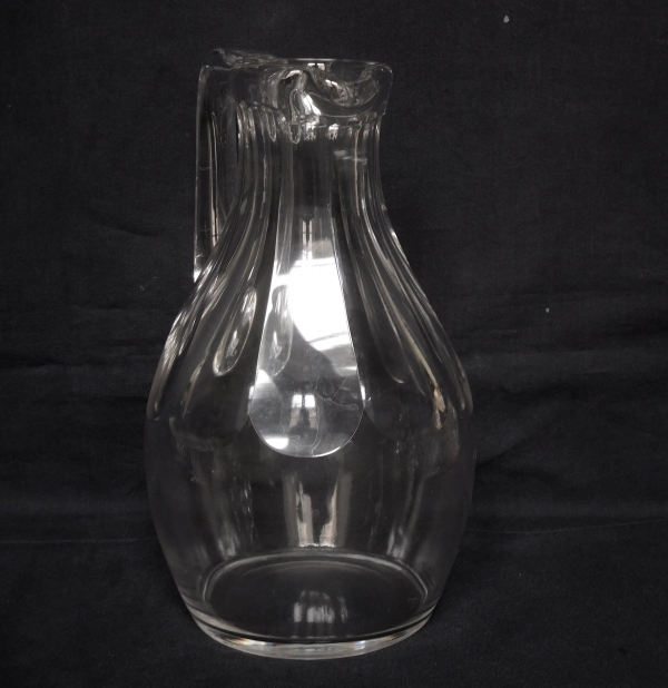 Broc / pichet / carafe à eau en cristal de Saint Louis, modèle Béarn