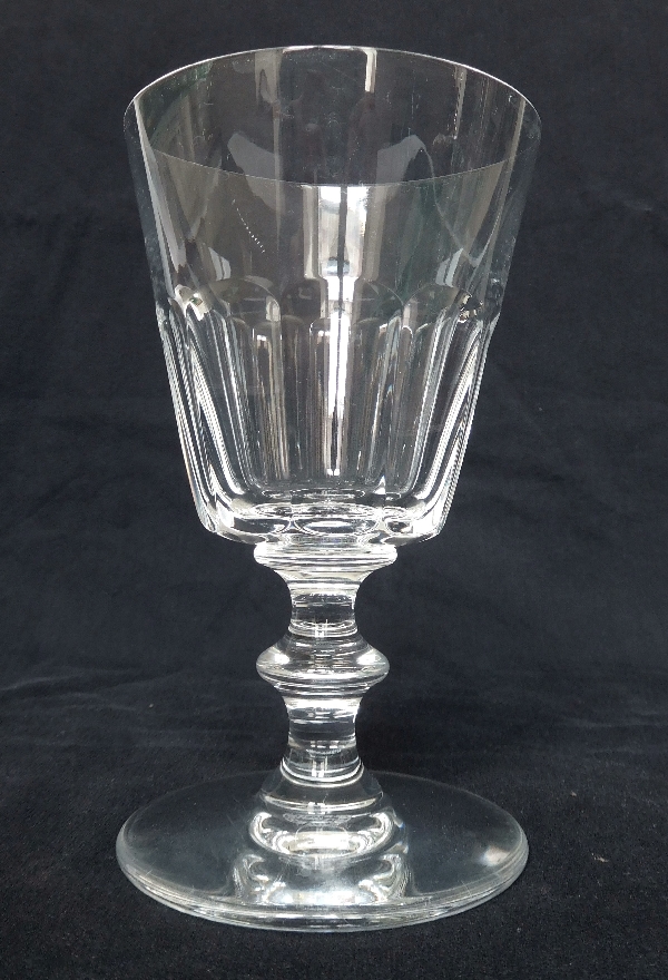 St. Louis crystal wine glass, Caton pattern - 11.3 - signed