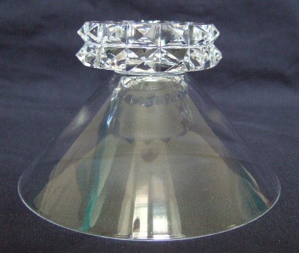 Coupe à champagne en cristal de St Louis, modèle Diamant