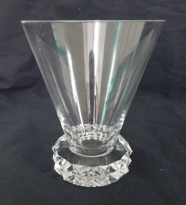Verre à eau en cristal de St Louis, modèle Diamant - 10,5cm