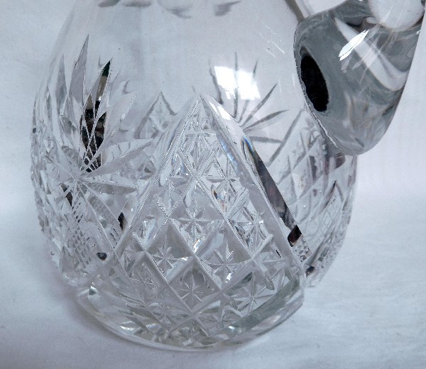 St Louis crystal pitcher, Gavarni pattern