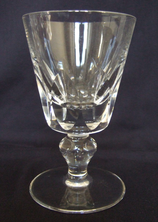 Verre à vin blanc en cristal de St Louis, modèle Jersey - signé - 11,2cm