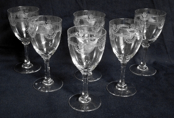 St Louis crystal liquor glass, Manon pattern - 9cm