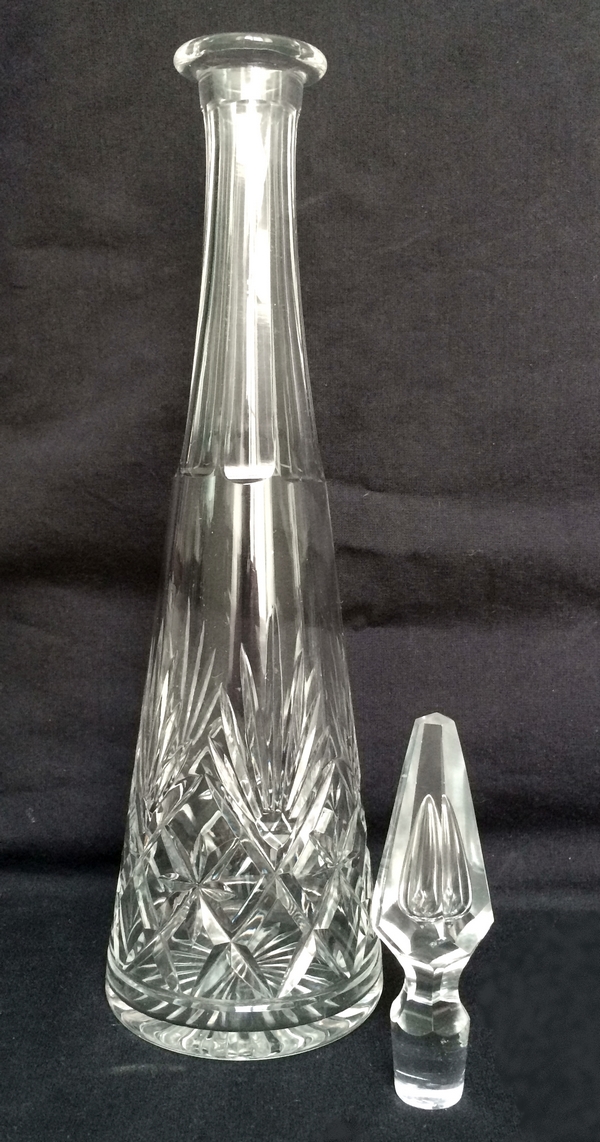 Carafe à liqueur en cristal de Saint Louis, modèle Massenet