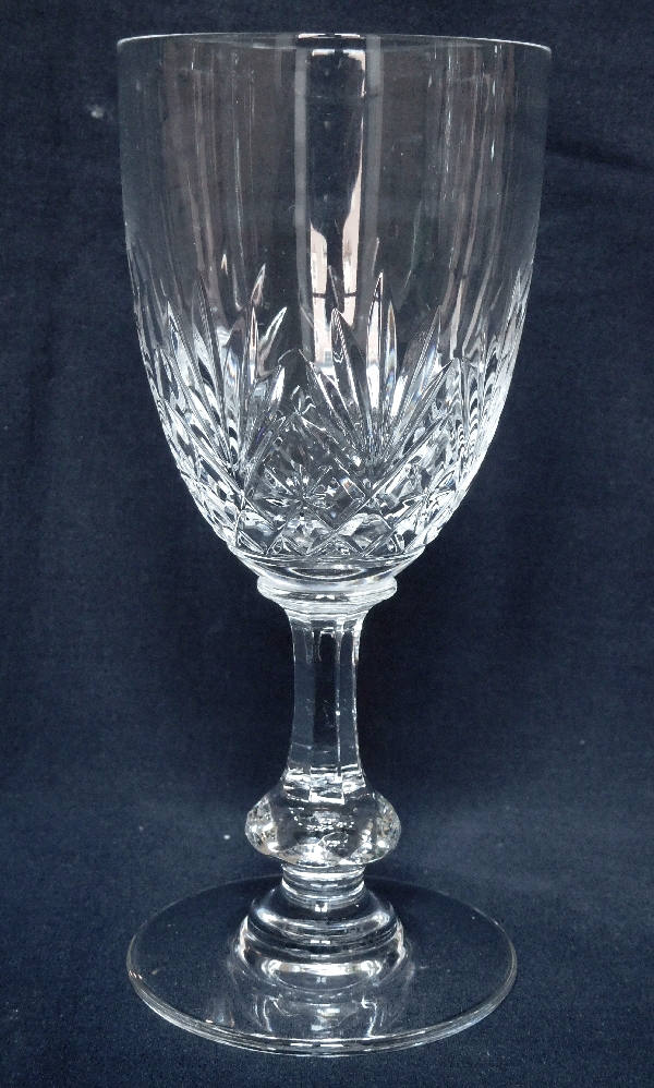 Verre à vin / verre à porto en cristal de St Louis, modèle Massenet - signé - 11,9cm