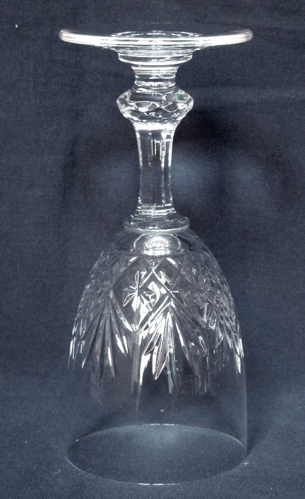 St Louis crystal wine glass, Massenet pattern - 13cm