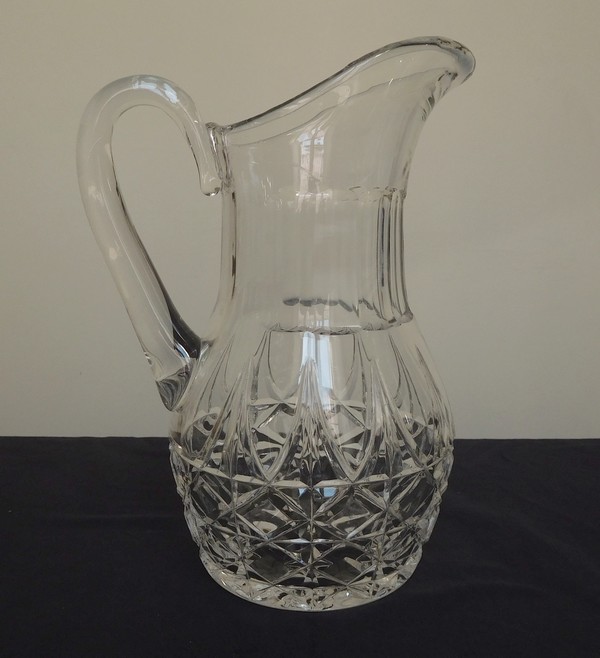 Broc / pichet à eau en cristal de St Louis, modèle Tarn